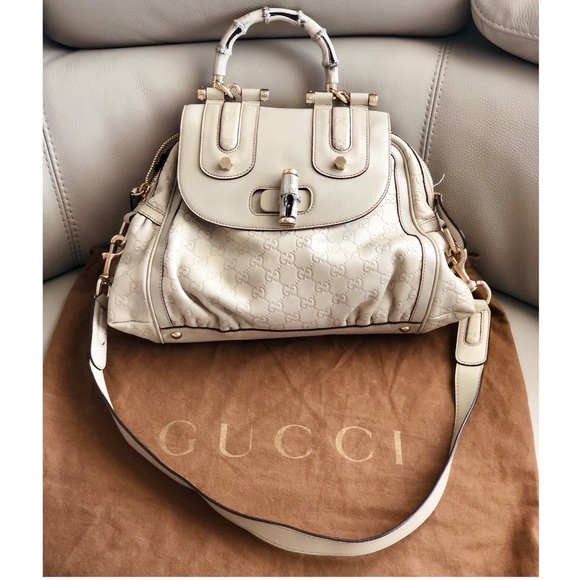 Gucci Guccissima POP Bamboo Top Handle Tote Hawaii - Picture 1 of 7
